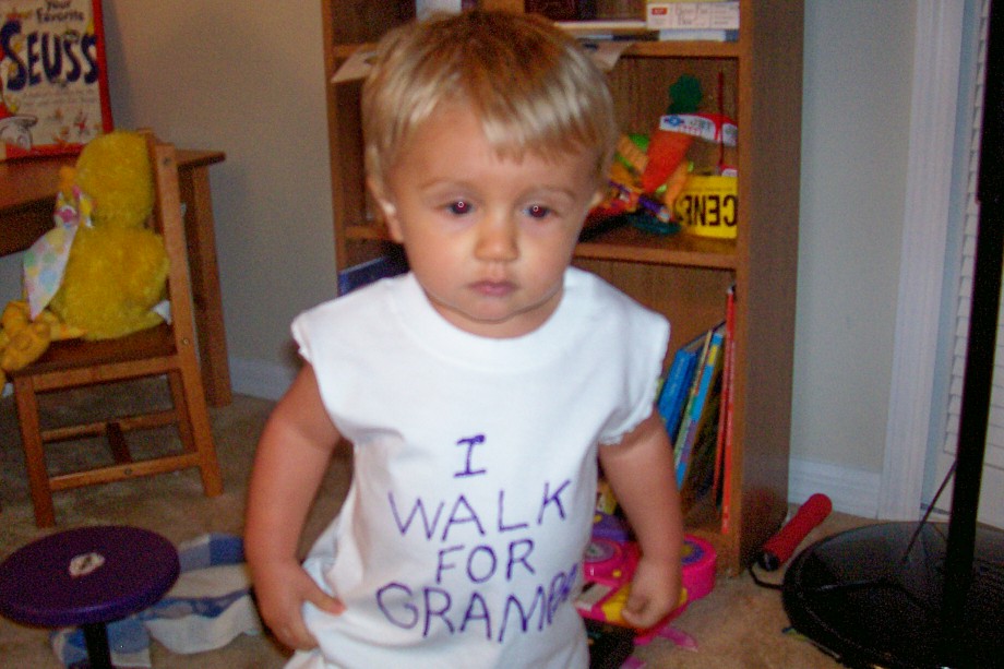 I walk for GRAMPS!!!!!!!